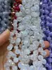 6mm 8mm Furo Transversal Cristal de Morango Cristal Multifacetado Contas Soltas DIY Pulseira Feita à Mão Acessórios de Joias para Pendurar no Carro Contas