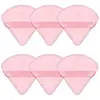 Esponja Triangular de Terciopelo para Uso en Seco, Esponja para Polvo Suelto, Herramienta de Maquillaje Facial, Polvera de Terciopelo para Fijar el Maquillaje, Suave y Amigable con la Piel, Maquillaje de Larga Duración