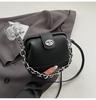 Bolso de Hombro de Cadena de Color Puro de Gama Alta para Mujer 2025 Nuevo Bolso de Hombro de Moda Bolso Cruzado Versátil de Color Puro