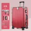Nova bagagem estudante estilo coreano trolley caso Homens negócios sólidos de grande capacidade USB mala caixa de senha atacado