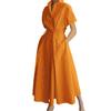 Vestido de Moda Estampado de Tendencia Callejera Elegante Noble de Talla Grande para Mujer Nuevo Transfronterizo Europeo y Americano