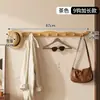 Cabide de parede para hall de entrada de casa, ganchos para casacos e bolsas, rack de armazenamento e para pendurar roupas atrás da porta do quarto