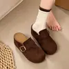 Zapatos Birkenstock Retro con Suela Gruesa para Aumentar Altura para Mujer, Nuevo Modelo Primavera y Otoño 2026, Mocasines Ligeros Cerrados sin Cierre
