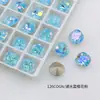 Dongzhou Crystal 10*10 Quadrado Grosso Flor de Gelo Strass Cor Mista de Alta Qualidade Strass Gelo Triturado Cintilante Decorações Redondas e Quadradas para Nail Art