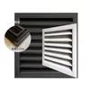 Cubierta de Llouvre a Prueba de Lluvia para Pared Exterior de Aleación de Aluminio Cubierta para Aire Acondicionado Cubierta Protectora para Unidad Exterior Rejilla de Ventilación de Llouvre Impermeable Salida de Aire