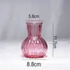 Vaso de Vidro Sódio-Cálcio Atacado Transfronteiriço com Boca Larga, Colorido, Decoração de Casa Simples e Moderna para Sala de Estar e Quarto, Ornamentos Frescos em Estoque