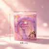 Cepillo facial de silicona de doble cara, set de regalo girly de dos piezas, diadema de nube, juego combinado de cepillo facial de silicona con mango largo