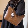 Bolso Retro Casual para Mujer, Gran Capacidad, Bolso de Hombro Versátil Otoño e Invierno 2026, Bolso para Clase de Estudiante Universitario, Bolso Tote para Ropa de Trabajo