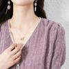 Top Adelgazante Elegante de Flor Calada de Manga Corta Camiseta de Mujer Camiseta Libro Suéter Tejido de Seda Helada Trendy Top de Mujer