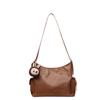 Bolsa Grande de Couro Wax Retrô para Mulheres 2025 Medra Nova Coleção Outono e Inverno Estilo Preguiçoso Bolsa Transversal Moda Bolsa Tote para o Dia a Dia