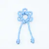Corda de Pular de Poliéster Chaveiro Nó de Pardal Corda Decorativa para Mochila Tecida à Mão Corda Grossa de 6mm
