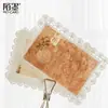 Papeles de Notas Mo Mo Calados Serie Gasa Ligera Material de Decoración para Diario de Encaje Papeles de Notas 10 Hojas Incluidas