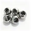 Esferas de aço maciço perfuradas e roscadas em aço inoxidável 10mm 12mm 13mm 15mm, superfície polida com furos roscados