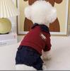 Ropa para Perros para Otoño e Invierno, Forrada de Polar y Engrosada, Adecuada para Gatos y Perros como Teddy, Bichón, Pomerania; Abrigo Cálido de Algodón de Invierno para Gatitos y Cachorros