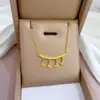 [Full-body aço titânio] full-body titanium forno de aço real colar de ouro frio feminino ins Net acessórios cadeia de clavícula vermelha