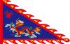 Bandera antigua, bandera triangular con forma de dragón, bandera de Fénix, bandera de lugar escénico para espectáculos de artes marciales, bandera del apellido Lingqi, bandera antigua, bandera del templo, bandera roja