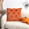 Funda de Almohada Popular Transfronteriza de Terciopelo Pv Bordado Navidad Sofá Sala de Estar Atmósfera Festiva Funda de Cojín Decorativa