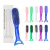 Peine Raspador de Sirena, Peine para Peinar el Cabello, Dientes de Nylon, Antideslizante, Peine Antiestático para el Cabello, Peine de Masaje Raspador de Doble Propósito para el Cuidado del Cabello