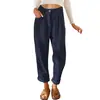 Pantalones Casuales de Cintura Alta Nuevos de Otoño 2025 para Mujer Estilo Europeo y Americano Color Sólido Pana Pierna Recta Suelta Pantalones Largos para Mujer