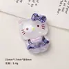 Accesorios de Resina para Manualidades de Dibujos Animados Lentejuela Fina Chaleco Pantalones Pasador de Gato Funda de Teléfono Hebilla de Zapato Llavero Colgante Accesorios