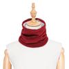 Amazon Versátil Multicolor Rayas Anchas Tejido Forrado de Lana Cálido Casual Jersey Calentador de Cuello Venta al por Mayor Protección para el Cuello a Prueba de Frío