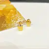 Los Pendientes de la Serie Animal Son el Nuevo Producto Popular. Aretes de Acero de Titanio Chapados en Oro Real de 18 Quilates. Tornillos de Giro, Clavos de Hueso del Oído de Aguja Fina