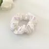 Scrunchie Fofo Estilo JK Acadêmico Coreano, Elástico de Cabelo para Meninas, Acessório de Cabelo