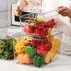 Caixa de conservação de alimentos frescos para geladeira Caixa de armazenamento Caixa de armazenamento Caixa de refrigeração Caixa de freezer Tipo gaveta Caixa de armazenamento de ovos e vegetais