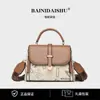 Fábrica de Origem Canguru Barney Moda Versátil Bolsa Feminina de Ombro Único Transversal Simples Retrô Clássica Atacado Dropshipping