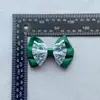 Fabricante Produce Cinta de Raso Verde de Doble Capa de 7 cm para Accesorios de Ropa Accesorios para el Cabello Joyería Hecha a Mano DIY Accesorios Cintas