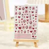 Manicure Rosa Coelho Japonês Rococó Adesivos para Unha Fino Resistente Adesivo Impermeável Novos Adesivos para Unha