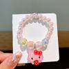 Pulseira infantil Glow Princesa Cartoon Bebê bonito pulseira frisada artesanal com pulseira leve para meninas