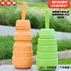 Copo de Água Dobrável de Silicone Personalizado de Fábrica, Garrafa de Água Retrátil para Esportes ao Ar Livre, Copo para Enxaguar a Boca com Boca Larga, Garrafa Térmica