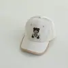 Gorras Europeas y Americanas para Niños Transfronterizas Oso Lindo Verano Protección Solar Gorra de Béisbol para Niños Transpirable Mitad de Malla Gorra de Pico para Bebé