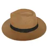 Chapéu Masculino Verão Viagem Férias Chapéu de Praia Estilo Britânico Aba Larga Chapéu de Sol Chapéu de Sol Chapéu Panamá Palha Feminino