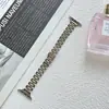 Adequado para Pulseiras de Apple Watch, Aço Inoxidável Sólido iWatch S10 High-End Slim Waist Applewatch Pulseira de Relógio
