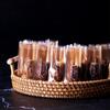 Bolsa de embalaje para caramelos de almendras y sal marina, papel de envolver turrón, sellado transparente, papel para caramelos de café y sal marina.