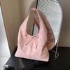 Bolso Esmerilado de Gran Capacidad Transfronterizo para Mujer 2024 Nuevo Otoño e Invierno Combinable Casual para Desplazamiento Bolso de Hombro Nicho Sobaco