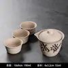 Atacado Pequeno Conjunto Conjunto de Chá Kung Fu Recepção de Convidados Domésticos Pequeno Conjunto Completo Bule Xícaras Tigelas Bandeja de Chá Simples