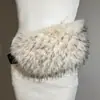 Novo Cinto de Pelo de Coelho D. I .A OOTD Cinto Mao Mao Europa e América Transfronteiriço Quente Sexy Garota Picante Cobertura de Cintura Cinto Largo