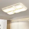 Lámpara de Sala de Estar 2025 Nueva Moderna Simple y Atmosférica Lámpara Principal de Sala de Estar Lámpara de Techo Rectangular Lámparas