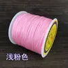 Punto No. 72 Línea de Taiwán 0.8mm línea de jade fina línea trenzada roja cuerda roja Nudo chino Borla línea venta al por mayor