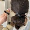 Exquisita Banda para el Cabello con Cuentas de Cristal, Pulsera Femenina, Lazo para el Cabello, Diadema de Doble Propósito, Adorno para el Cabello con Cuerda para Cola de Caballo de Pedrería