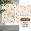 Pegatina de Vidrio Esmerilado Floral Retro, Translúcida y Opaca, Película de Privacidad para Ventana de Baño, Película Electrostática para Vidrio