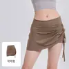 Falda Deportiva de Cintura Alta con Forro Integrado Antiexposición para Mujer, Falda para Correr y Tenis, Falda Casual de Fitness, Pantalones Cortos de Yoga