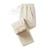 Pantalones Deportivos Casuales Gruesos Forrados de Polar Nuevos de Invierno para Hombre, Pantalones Térmicos para Pareja, Hogar, Exteriores, Pantalones de Hombre