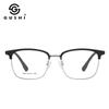 Nuevo Armazón de Metal Tr90 Transfronterizo para Lentes para Hombre Armazón para Mujer Lentes de Gama Alta Estilo Casual Negocios Apertura Armazón para Lentes