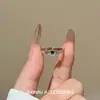 Anillo de diamante único y creativo, moderno y sencillo, con un toque de alta gama, adecuado para el uso diario, alto valor estético, anillo versátil