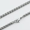 Accesorios de Cadena de Acero Inoxidable Transfronterizo Unisex Colgante Clavícula Cadena a Juego Cadena Cesta de Flores Europea y Americana Collar Quilla de Acero Titanio