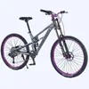 Venta al por mayor del fabricante aleación de aluminio 27.5/ 26 pulgadas bicicleta de montaña de suspensión total para hombres adultos con absorción de impactos